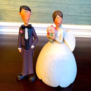 Bride & Groom Cake Topper